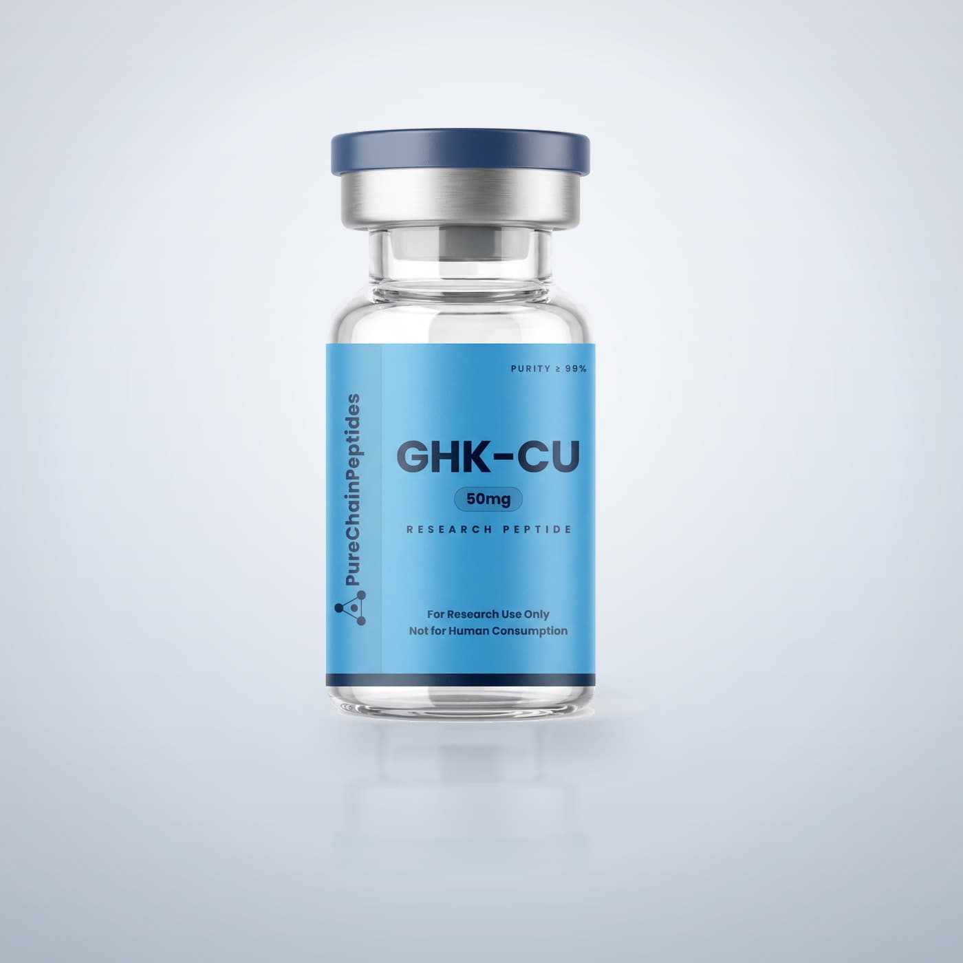 GHK-CU 50mg — PureChain Peptides research vial